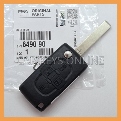 Genuine Peugeot 807 Remote Key (6490 90)
