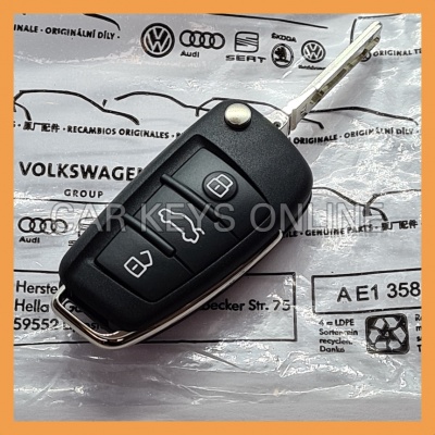 Genuine Audi RS3 Remote Key (8V0 837 220 P INF) - UK Vehicles Only