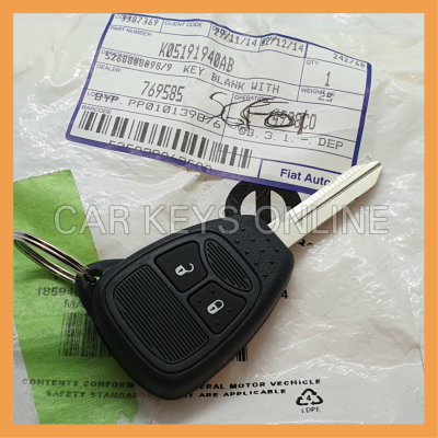 Genuine Dodge 2 Button Remote Key (05191940AB)