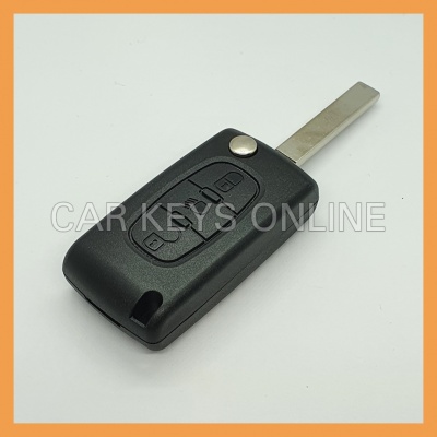 Aftermarket 3 Button Key Case for Citroen C4 / C6