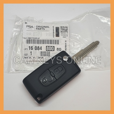 Genuine Flip Remote Key for Citroen C-Crosser (16 084 800 80)