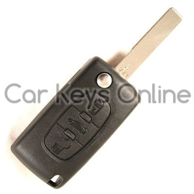 OEM 3 Button Remote Key for Fiat Scudo (2007 - 2009)
