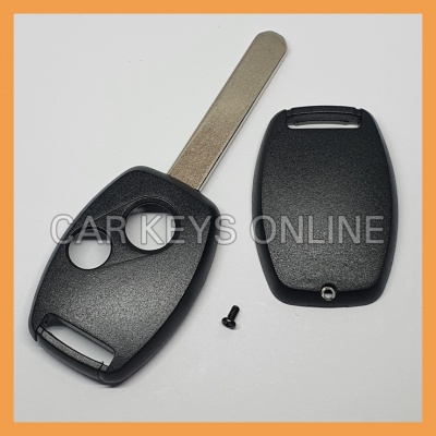 Aftermarket 2 Button Remote Key Case for Honda (HON66 - With Chip Slot)