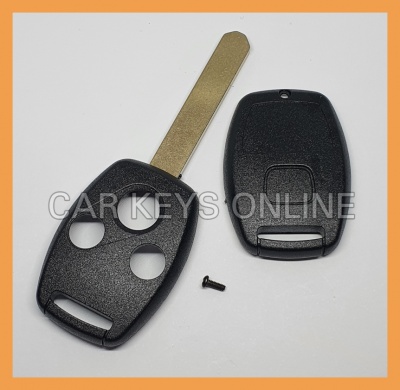Aftermarket 3 Button Remote Key Case for Honda (HON66 - With Chip Slot)