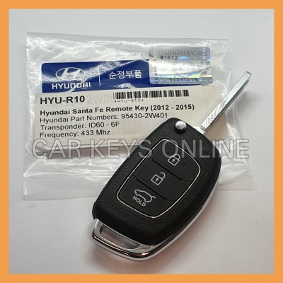 Genuine Hyundai Santa Fe Remote Key (2012 - 2015) (95430-2W401)