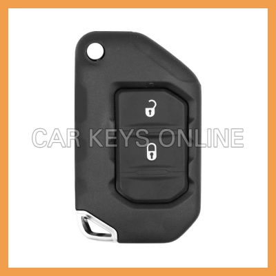 thumbnail interactive-video image 1 of OEM Jeep 6804413AA 4-Button Key Fob – Remanufactured – Unlocked & Ready To Program 1 of 4