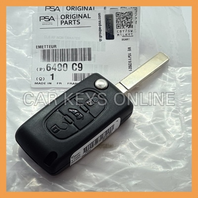 Genuine Peugeot Partner Remote Key (6490C9)