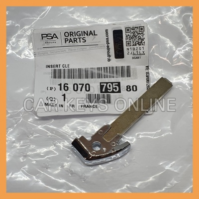 Genuine PSA Smart Remote Key Blade (1607079580)