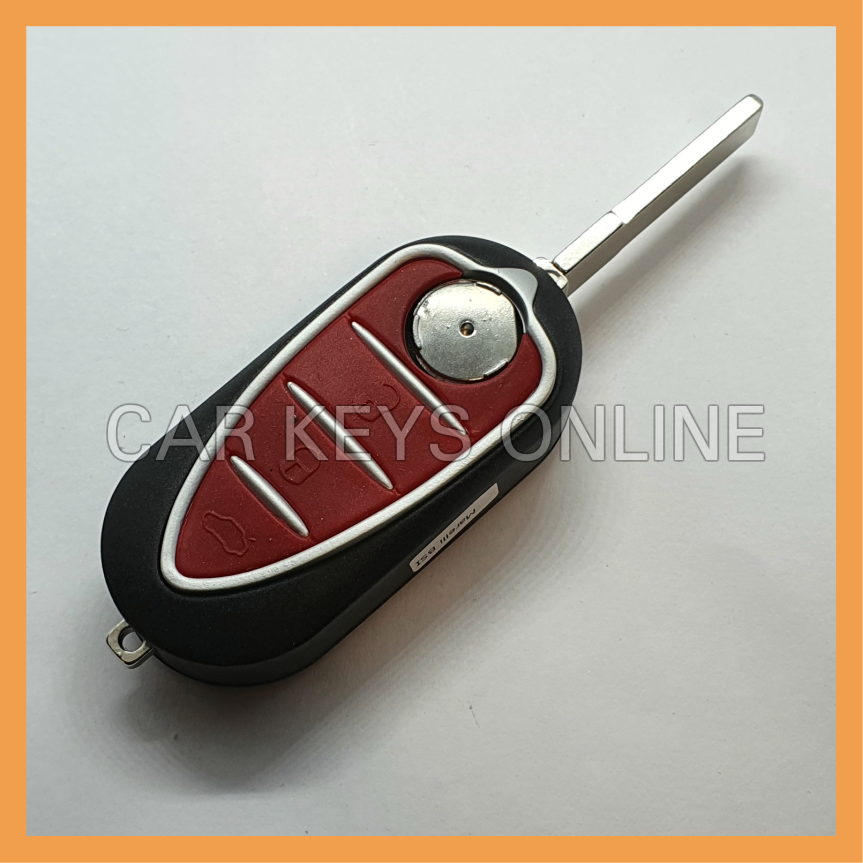 3 Button Remote Key Fob Rubber Pad For Alfa Romeo GTV 159 Mito Giulietta - Black
