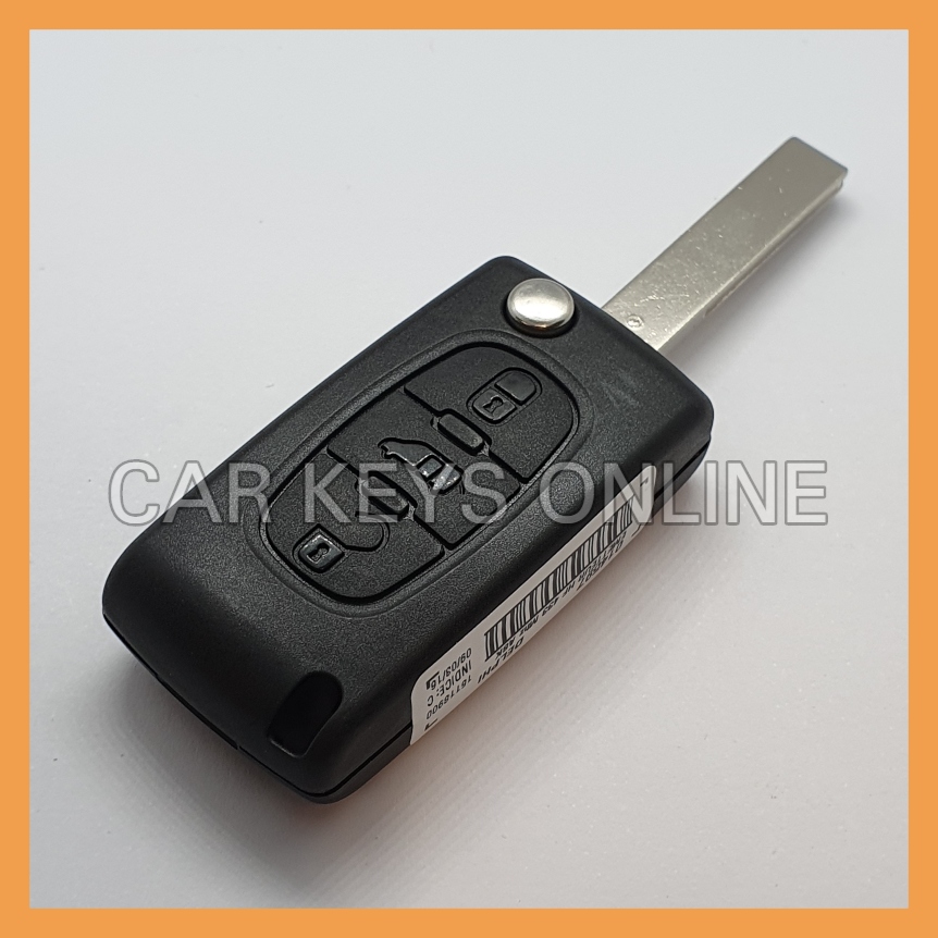 OEM 3 Button Remote Key for Citroen Dispatch (2006 - 2009)