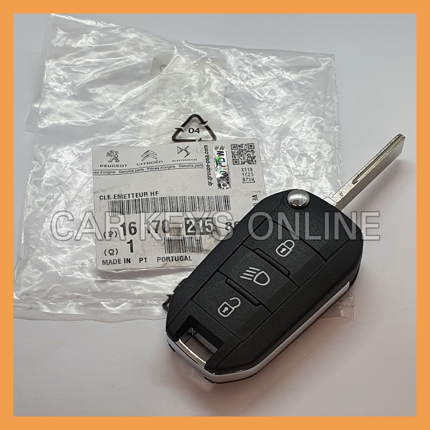 Genuine Citroen C4 (C41) Remote Key - 16 824 727 80