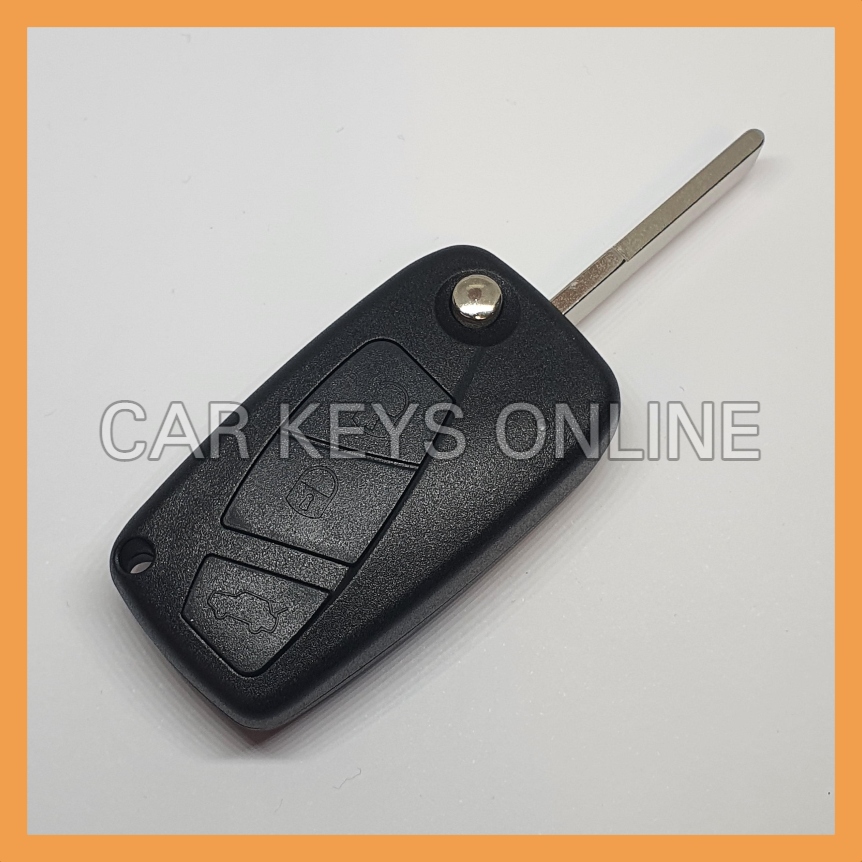Aftermarket 3 Button Remote Key Case for Fiat