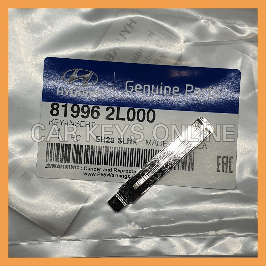 Genuine Hyundai Remote Key Blade (81996-2L000)