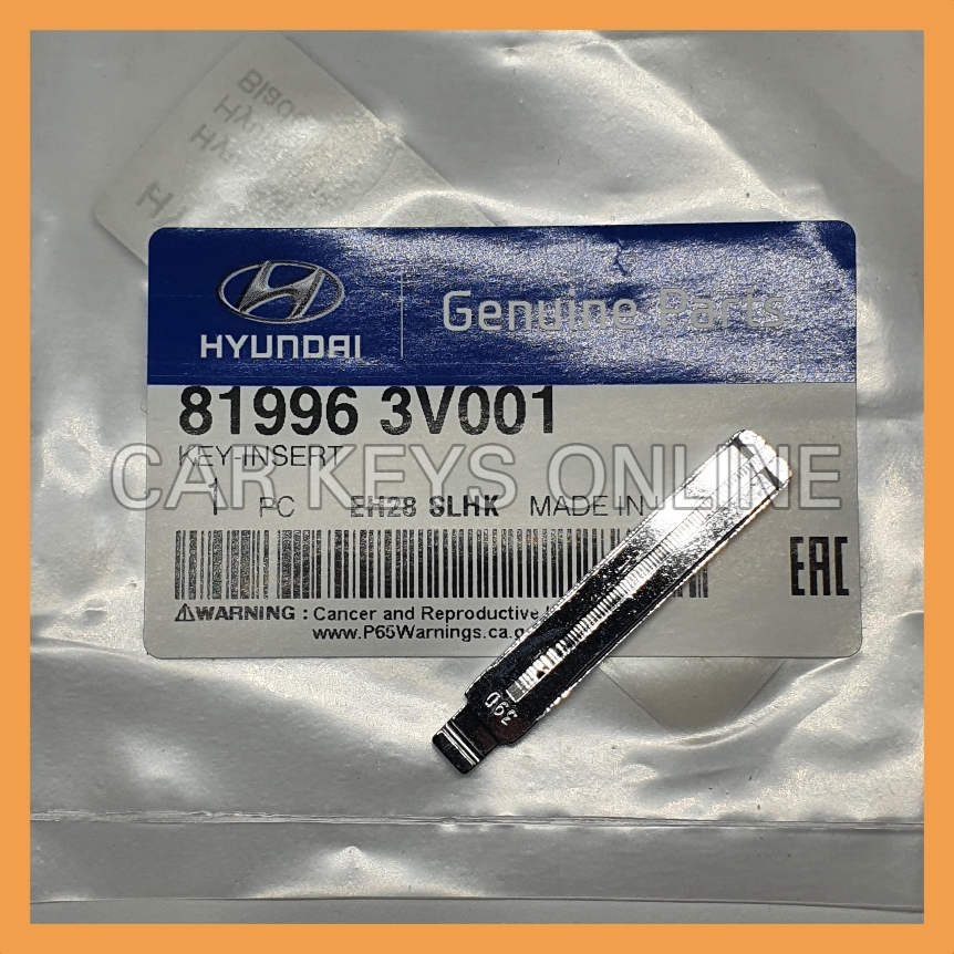 Genuine Hyundai Remote Key Blade (81996-3V001)