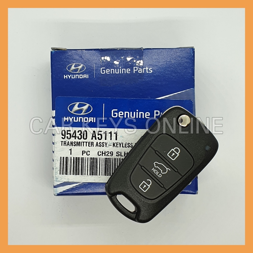 Klappschlüssel für Hyundai i30 - (2012-2017) - 3 knoppen - RKE-4F04 -  95430-A5101 / 95430-A5100