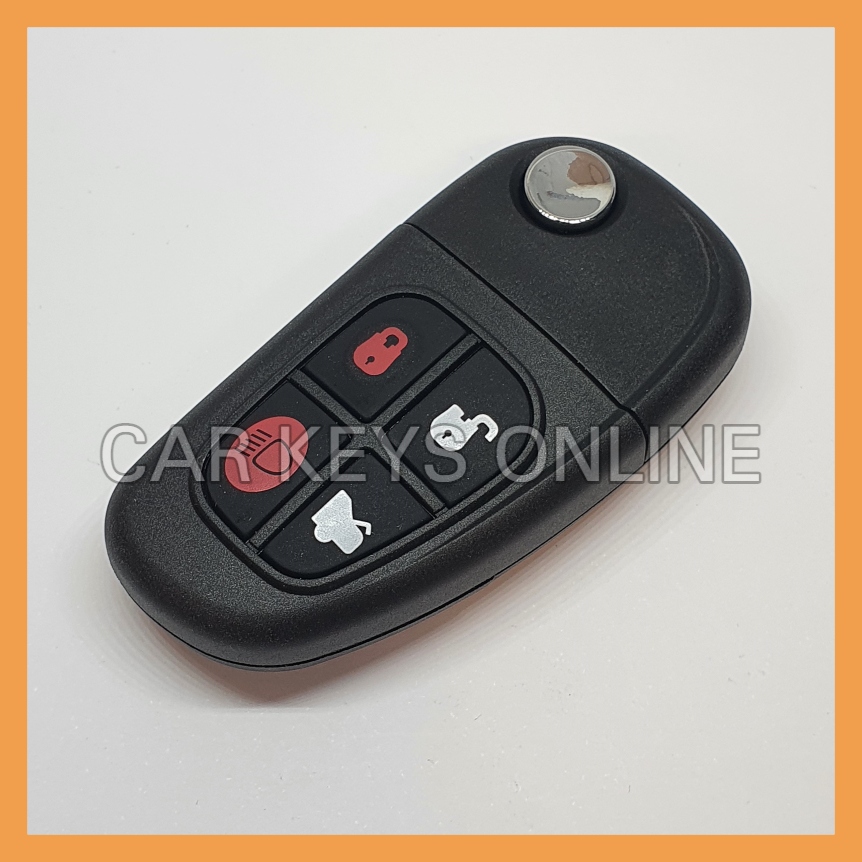 Aftermarket 4 Button Flip Remote Key for Jaguar X-Type / S-Type / XJ