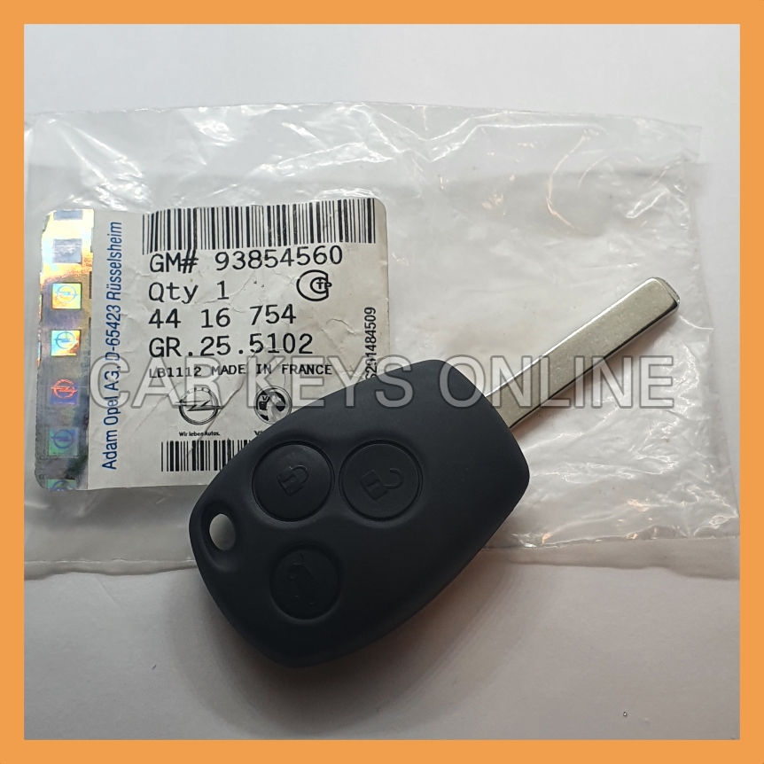 Genuine Opel / Vauxhall Movano Remote Key (2010 + ) (93854560)
