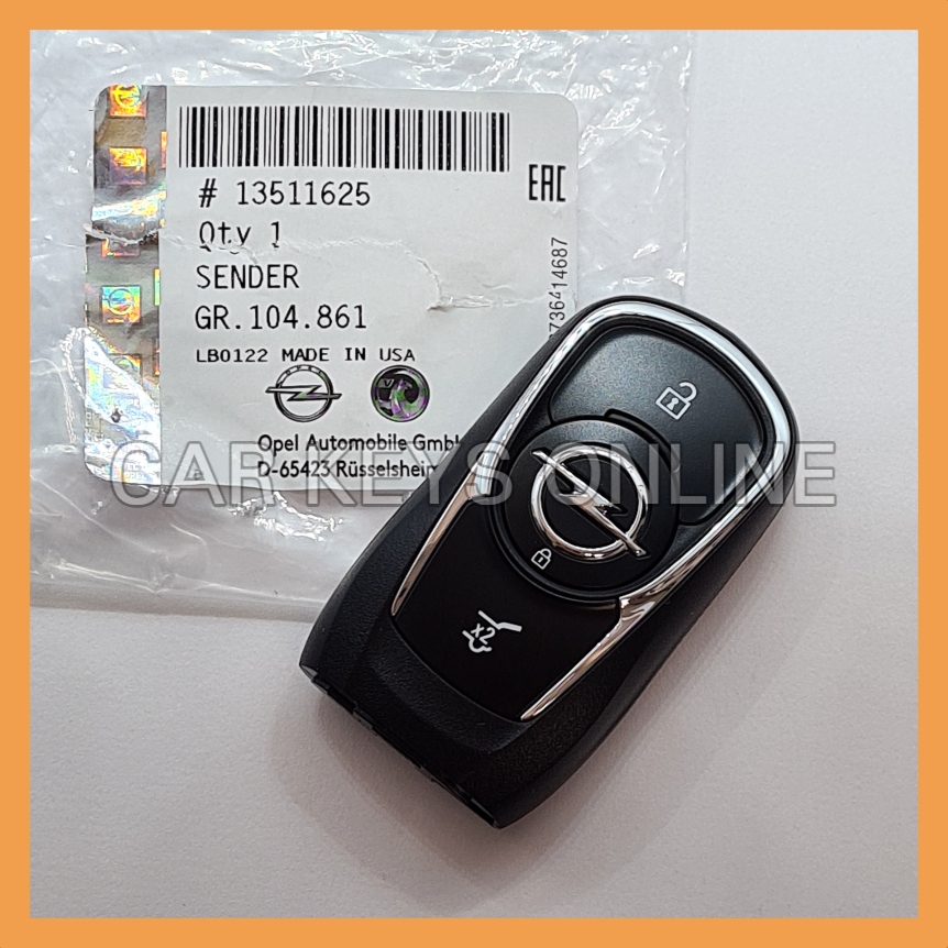Genuine Opel Insignia B 3 Button Smart Remote (13511625)