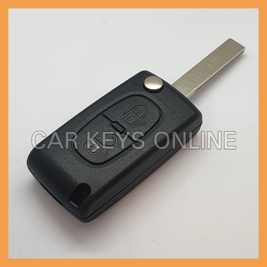 Aftermarket 2 Button Remote Key for PSA (6490R8 / 6490Y1 /  6490AH / 6490AL)