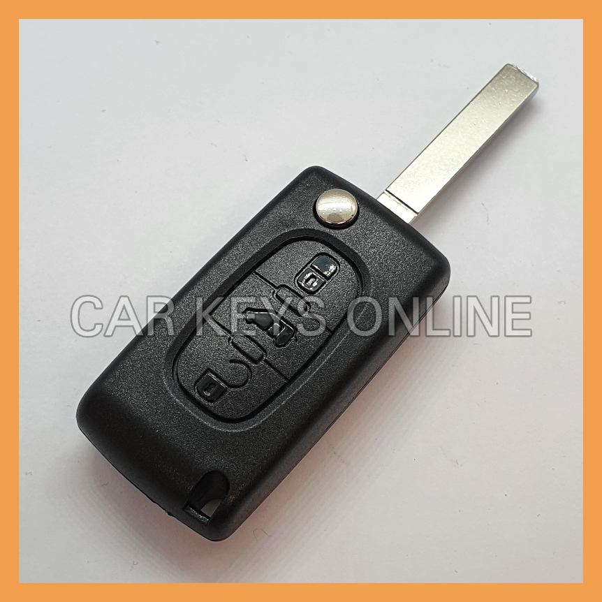 Aftermarket 3 Button Remote Key for PSA (6490AF / 6490AC)
