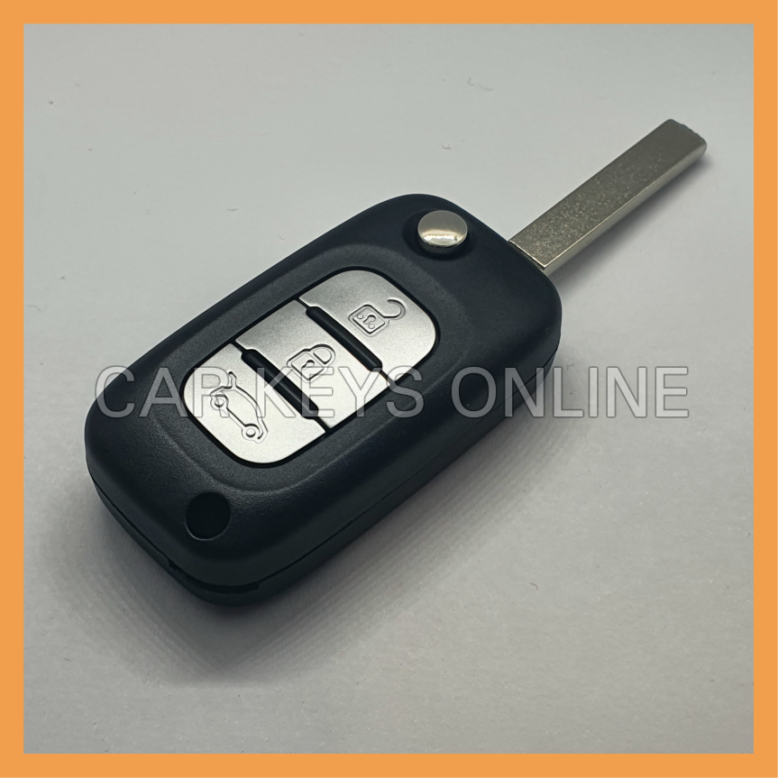 Aftermarket 3 Button Flip Remote for Renault Twingo III