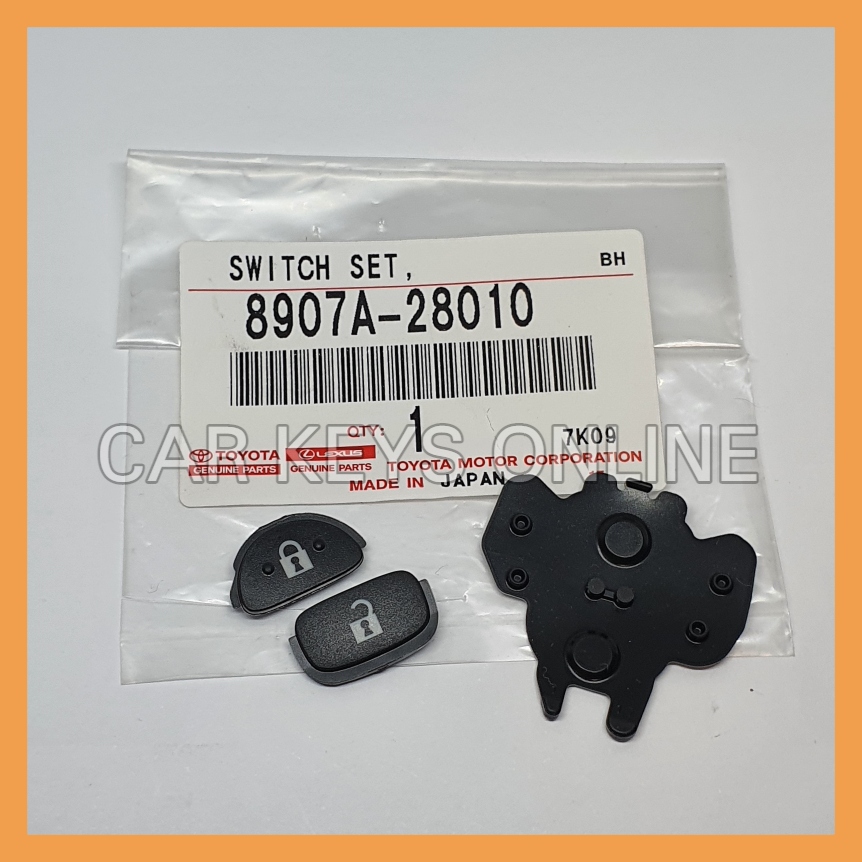 Genuine Toyota Button Set for Remote Key (8907A-28010)