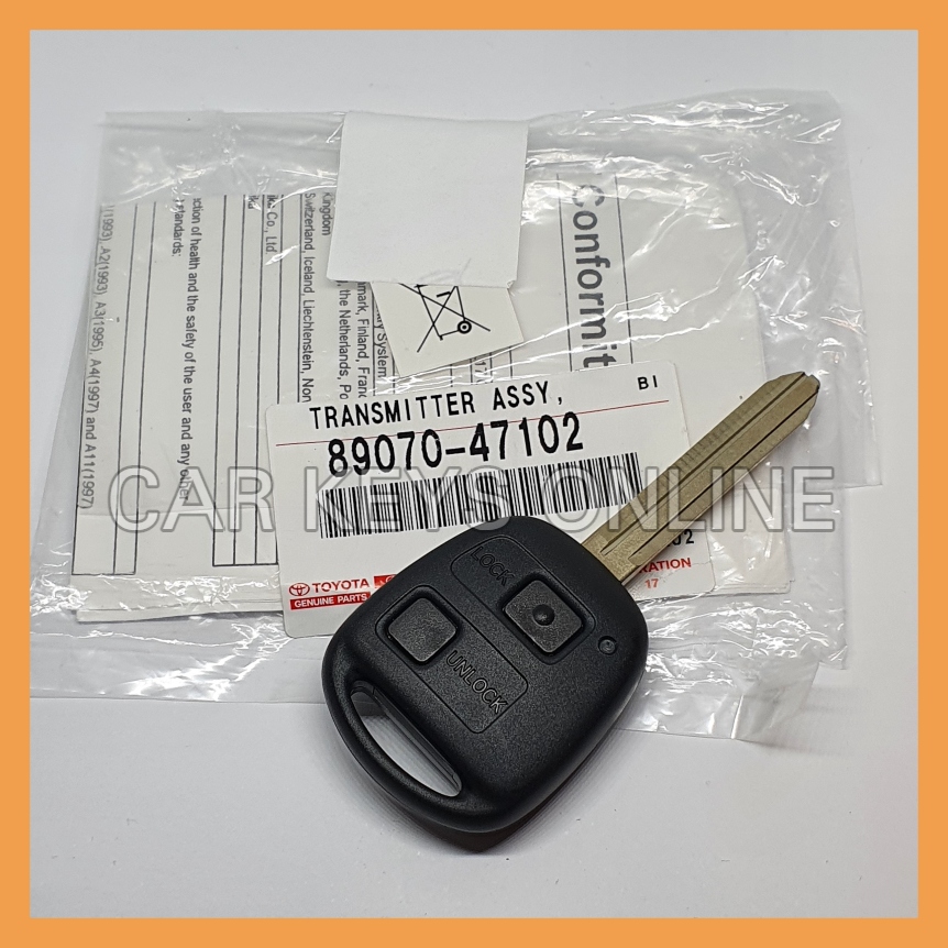 Genuine Toyota Celica / Prius / Yaris 2 Button Remote Key