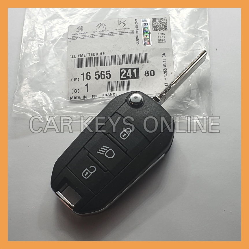 Genuine 3 Button Remote Key for Vauxhall Zafira Life (16 565 241 80)