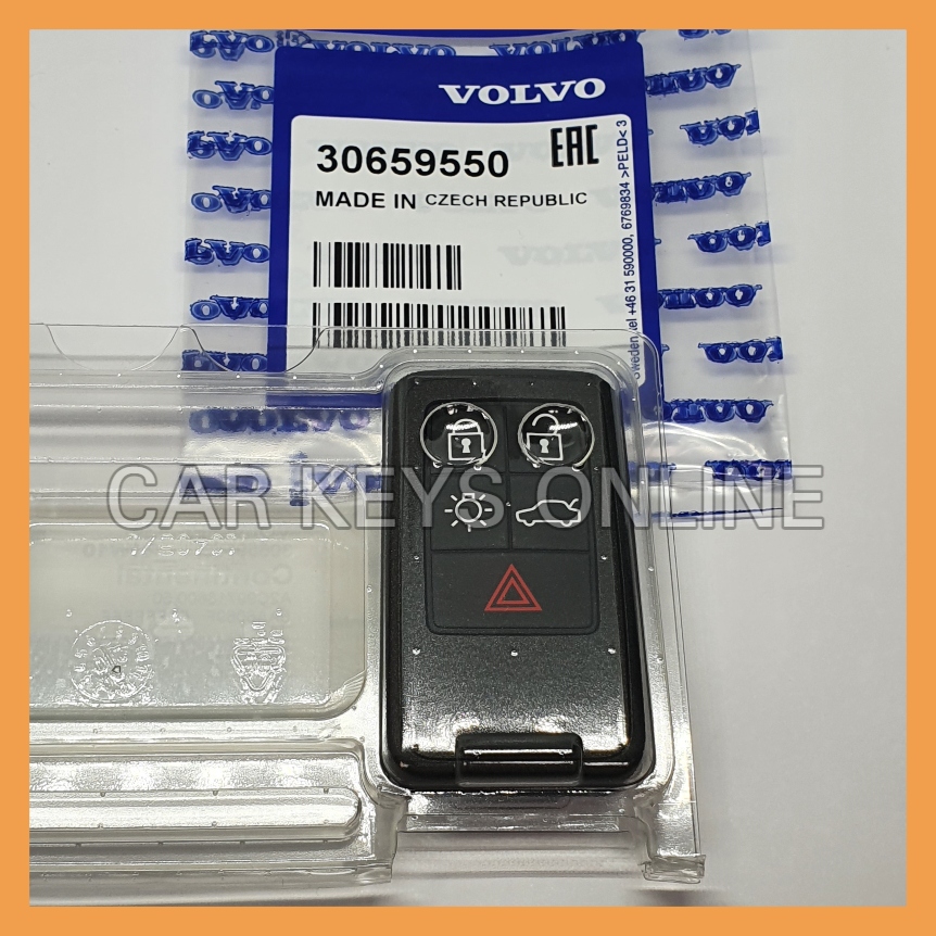 Genuine Volvo 5 Button Keyless Remote (30659550)