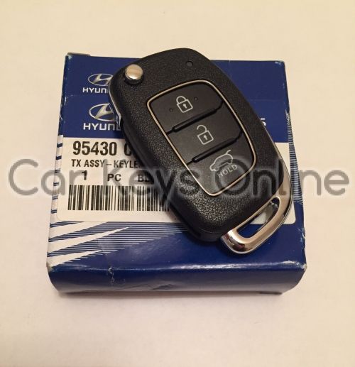 Genuine Hyundai i20 Remote Key (2014 - 2020) (95430-C7600)