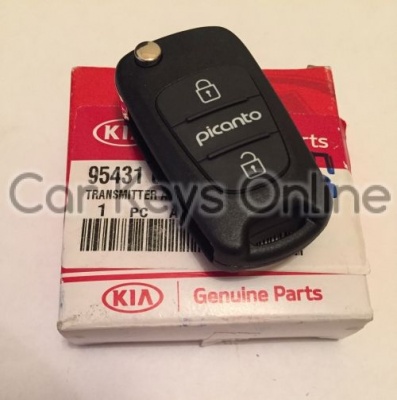 Genuine Kia Picanto Flip Remote Key (2011 - 2013) (95430-1Y301)